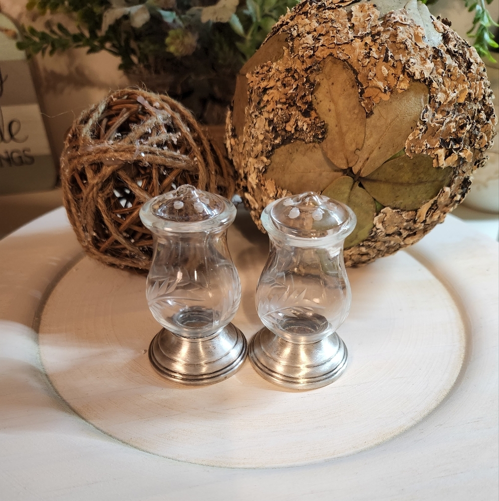 Vintage Sterling Silver S & P Shakers